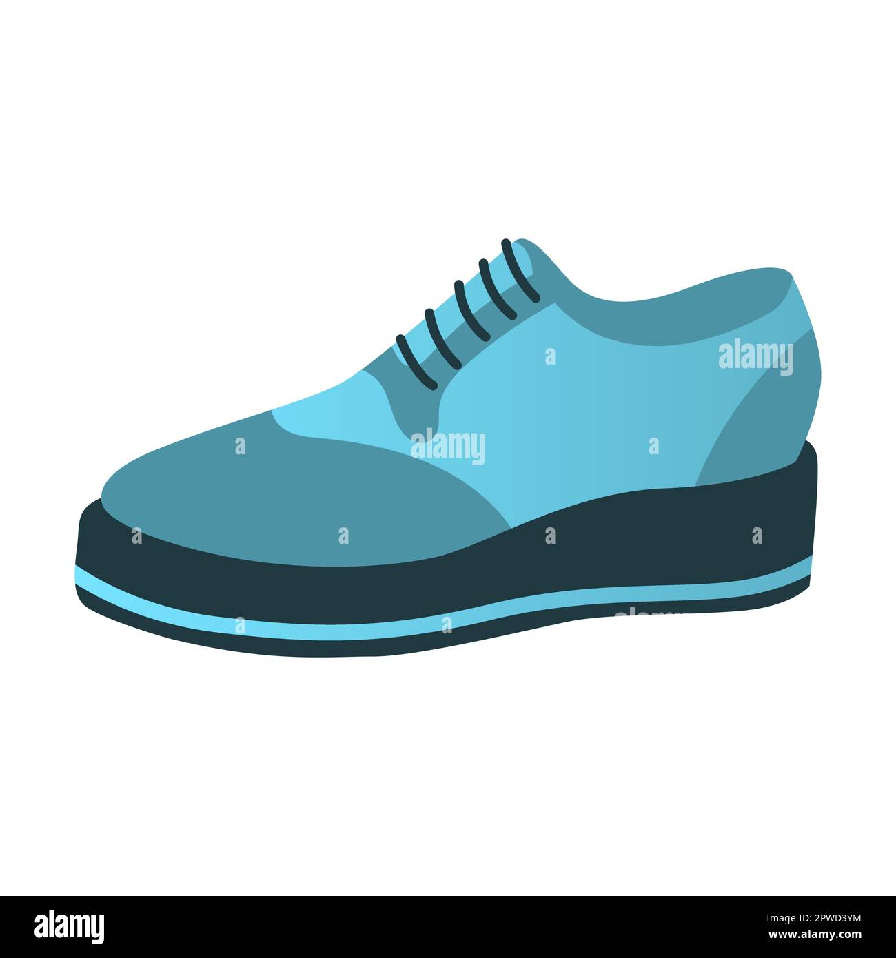 Stylisches Schuhwerk Cartoon-Vektorbild. Elegante und legere Schuhe, Sommersandalen, Herbststiefel, Turnschuhe. Kollektion flacher Schuhe Stock Vektor