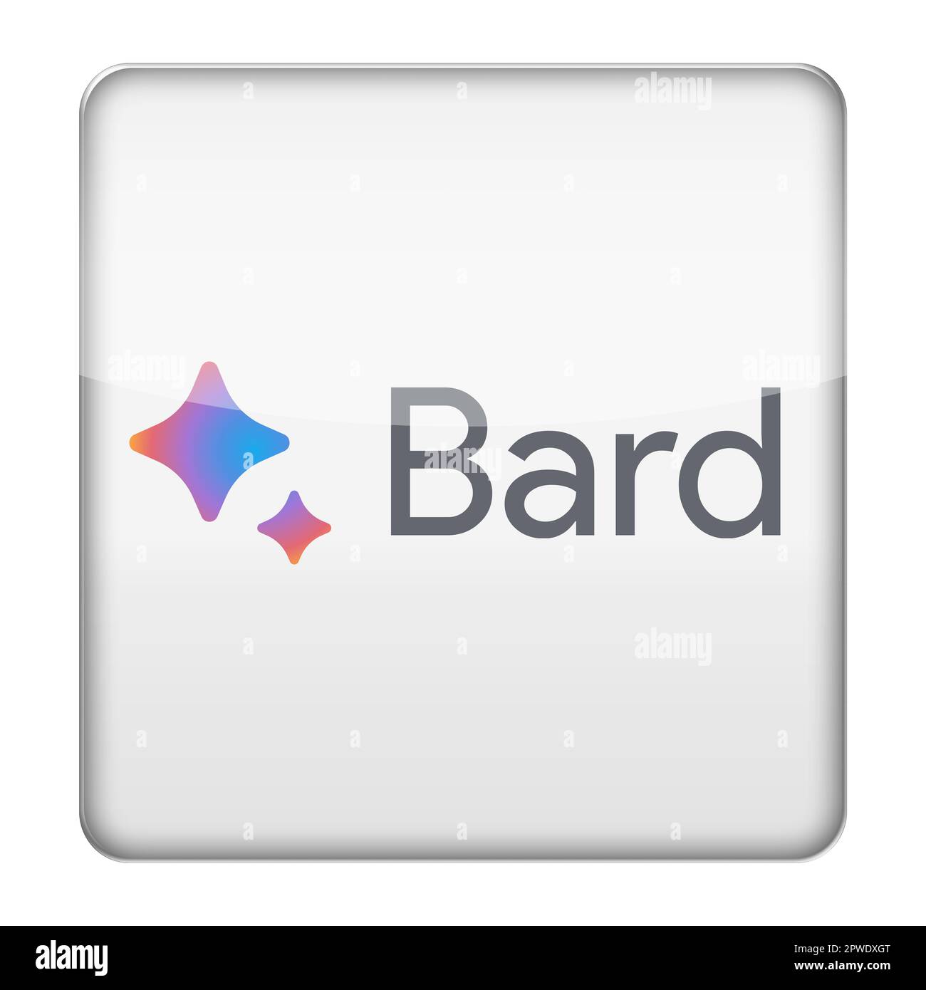 Google Bard AI-Chatbot Stockfoto