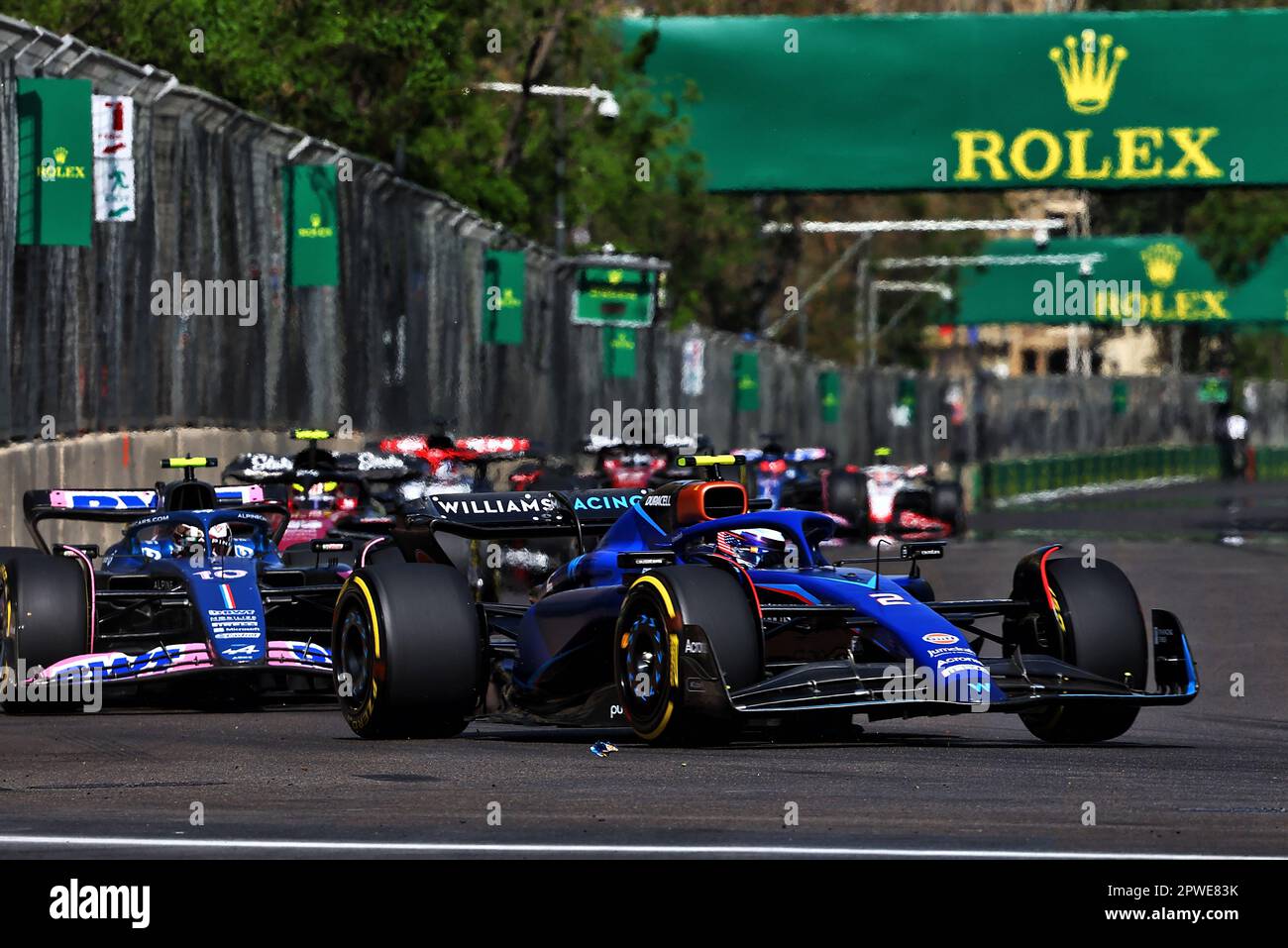 Logan SarSergeant (USA) Williams Racing FW45. Kredit: James Moy/Alamy Live News Stockfoto