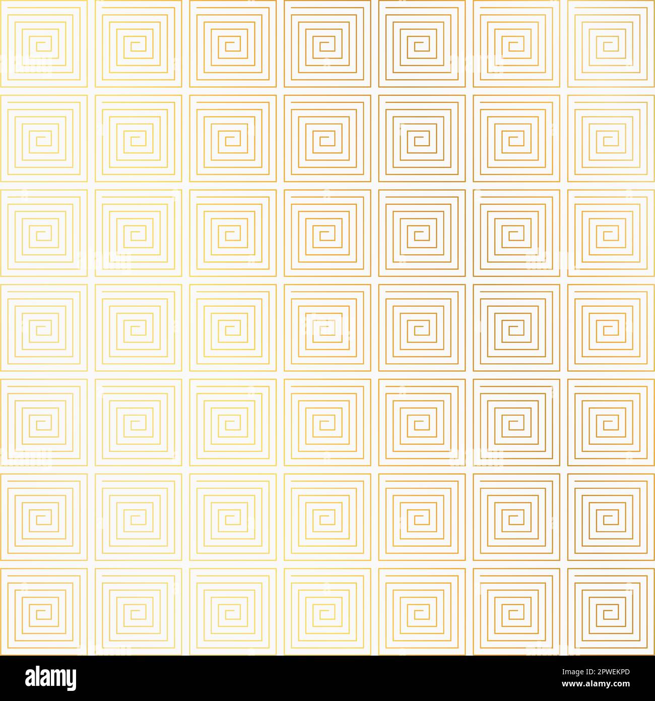 goldener nahtloser Hintergrund mit geometrischem Muster und Squire-Linien Stock Vektor