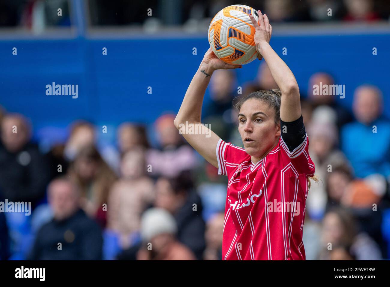 Birmingham, Großbritannien. 30. April 2023. Vicky Bruce während der Frauenmeisterschaft Barclays FA zwischen Birmingham City und Bristol City in St. Andrew's. Kredit: Ryan Asman/Alamy Live News Stockfoto