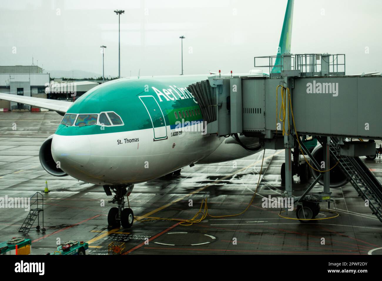 Aer Lingus ist die Flaggengesellschaft Irlands Stockfoto