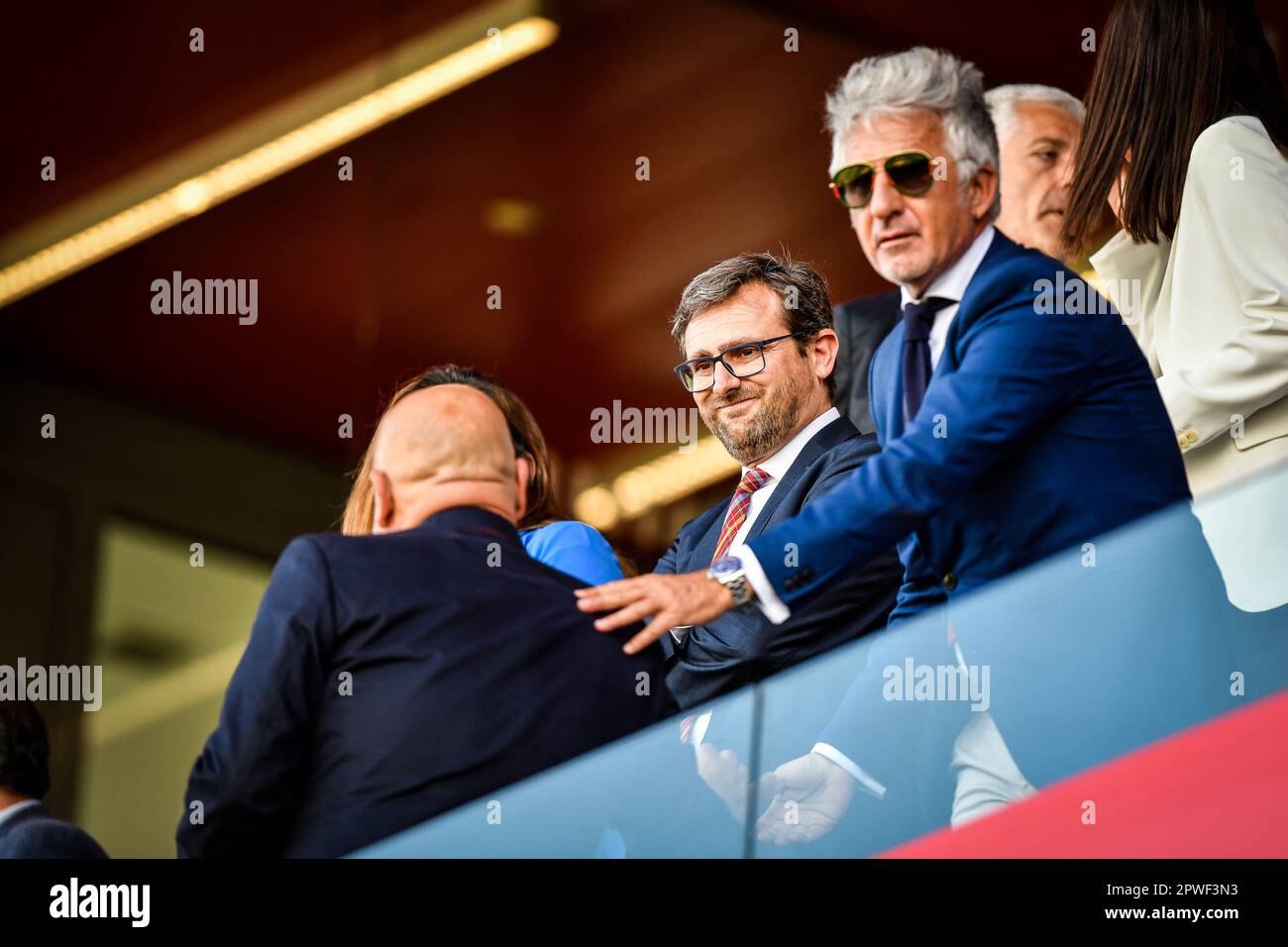 Barcelona, Spanien. 30. April 2023. Liga F Match zwischen dem FC Barcelona Femeni und dem Sporting Club de Huelva am 30. April 2023 im Estadi Johan Cruyff in Barcelona, Spanien. (Foto/Felipe Mondino) Kredit: Live Media Publishing Group/Alamy Live News Stockfoto