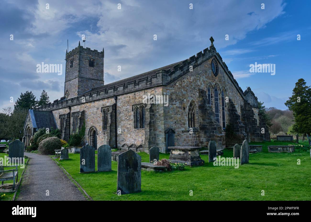 St Mary's Church, Kirkby Lonsdale, Cumbria Stockfoto