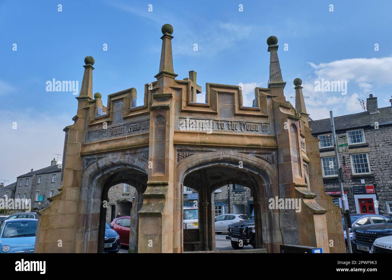 Marktplatz, Kirkby Lonsdale, Cumbria Stockfoto