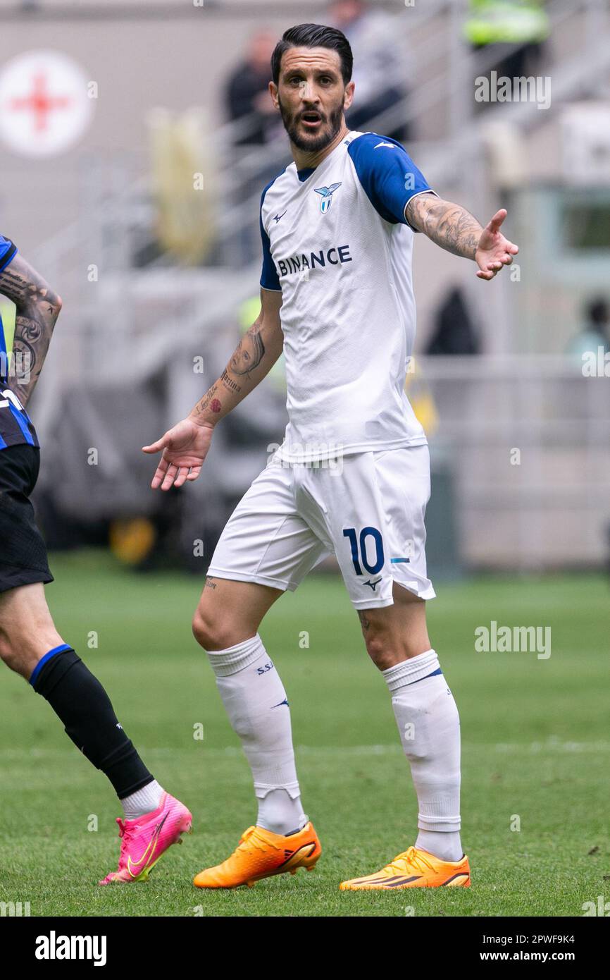 Mailand, Italien - april 30 2023 - Inter vs Lazio Serie A - luis alberto ss lazio Credit: Kines Milano/Alamy Live News Stockfoto