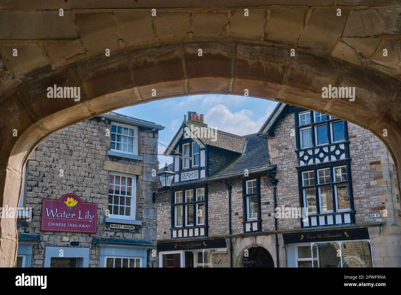 Marktplatz, Kirkby Lonsdale, Cumbria Stockfoto