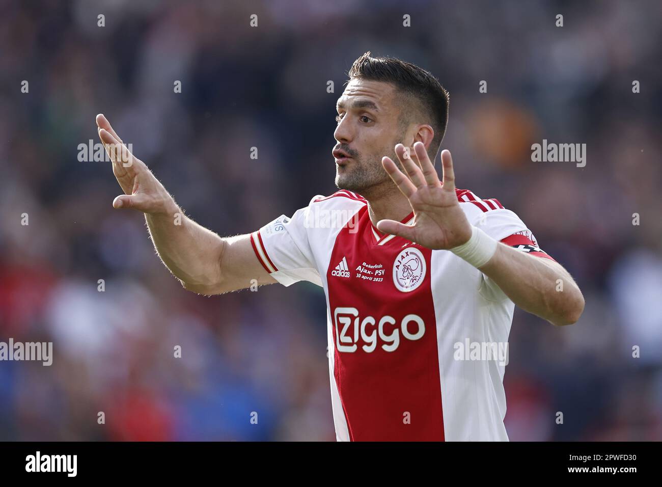 ROTTERDAM - Dusan Tadic von Ajax während des TOTO KNVB Cup Finales zwischen PSV und Ajax im Feyenoord Stadion de Kuip am 30. April 2023 in Rotterdam, Niederlande. ANP MAURICE VAN STONE Stockfoto