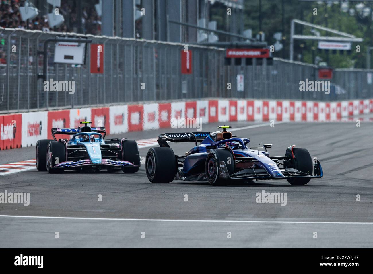 #2 Logan SarSergeant (USA, Williams Racing), F1 Grand Prix von Aserbaidschan auf dem Baku City Circuit am 30. April 2023 in Baku, Aserbaidschan. (Foto von HIGH TWO) Stockfoto