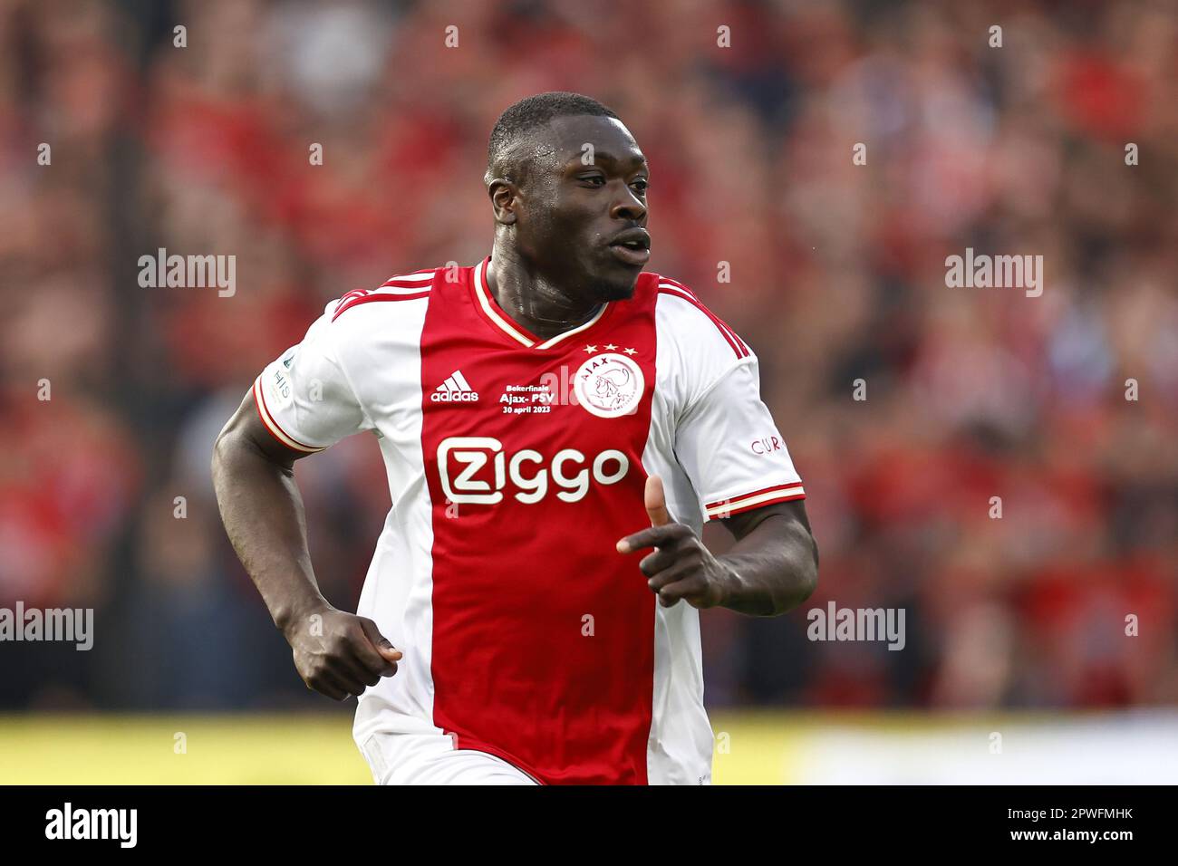 ROTTERDAM - Brian Brobbey von Ajax während des TOTO KNVB Cup Finales zwischen PSV und Ajax im Feyenoord Stadion de Kuip am 30. April 2023 in Rotterdam, Niederlande. ANP MAURICE VAN STONE Stockfoto