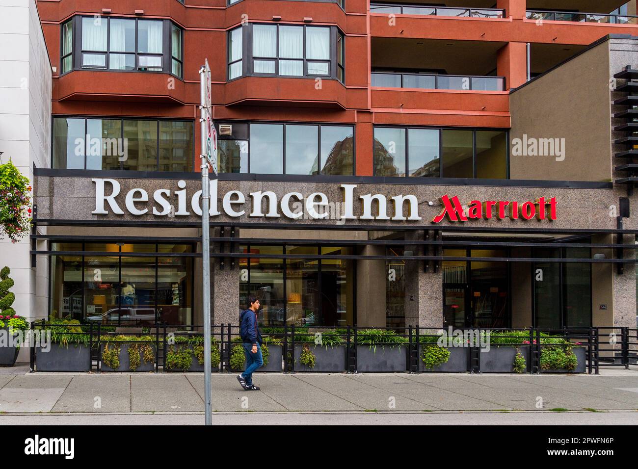 Marriott's Residence Inn, 1234 Hornby St. Vancouver, British Columbia, Kanada Stockfoto