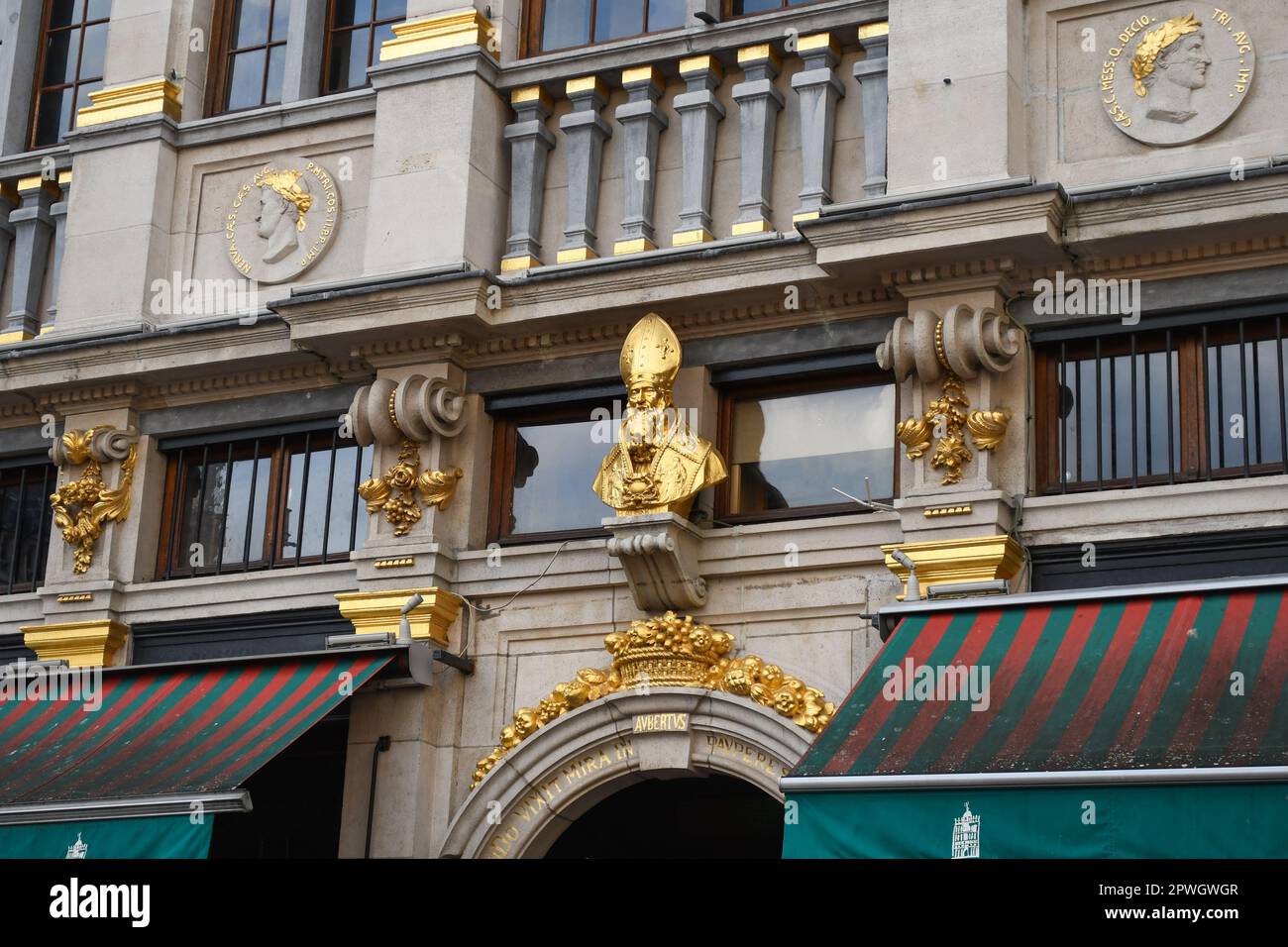 Die Grand Place-Brüssel Stockfoto