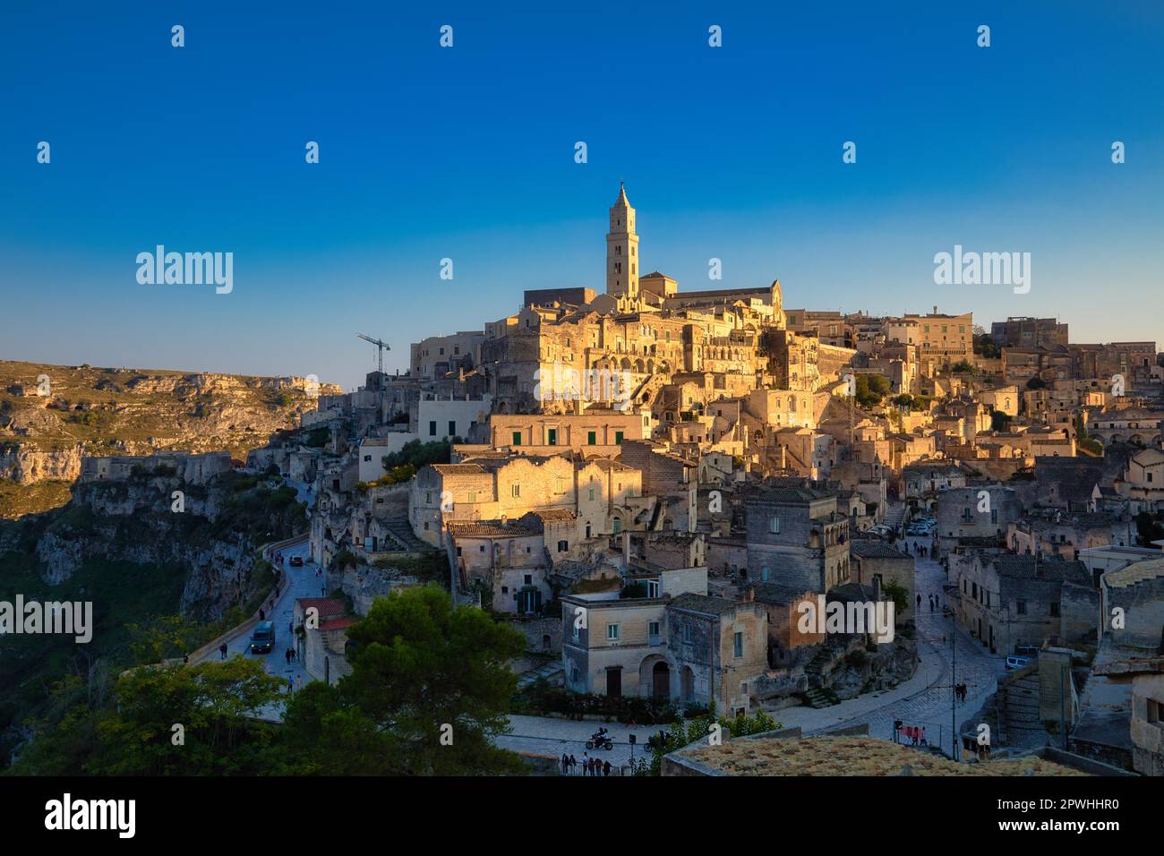 Stadtbild, Mdera, Provinz Mdera, Basilikata, Italien, Mdera, Basilikata, Italien Stockfoto