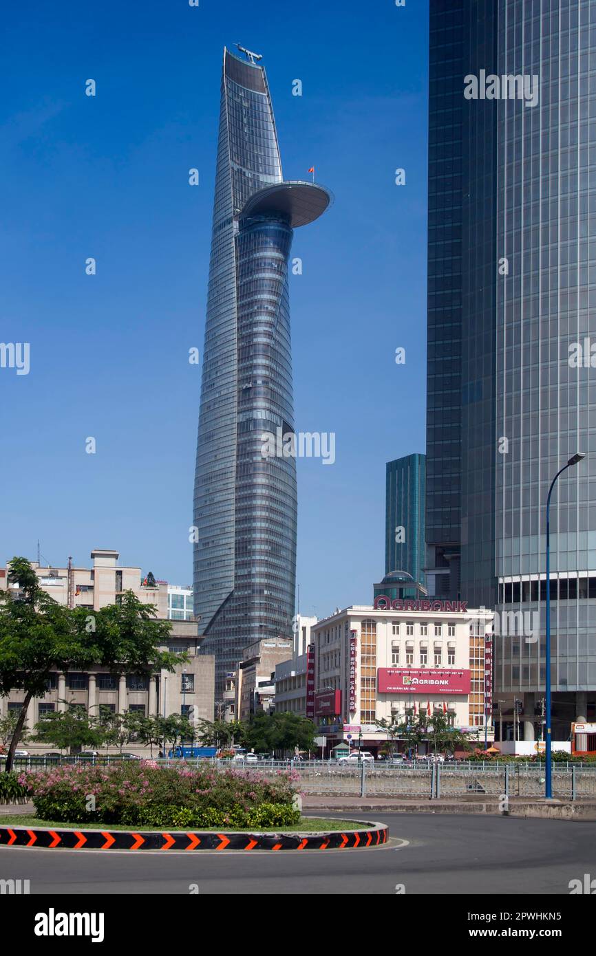 Bitexo Financial Tower, Ho Chi Minh City Centre, Saigon, Vietnam Stockfoto
