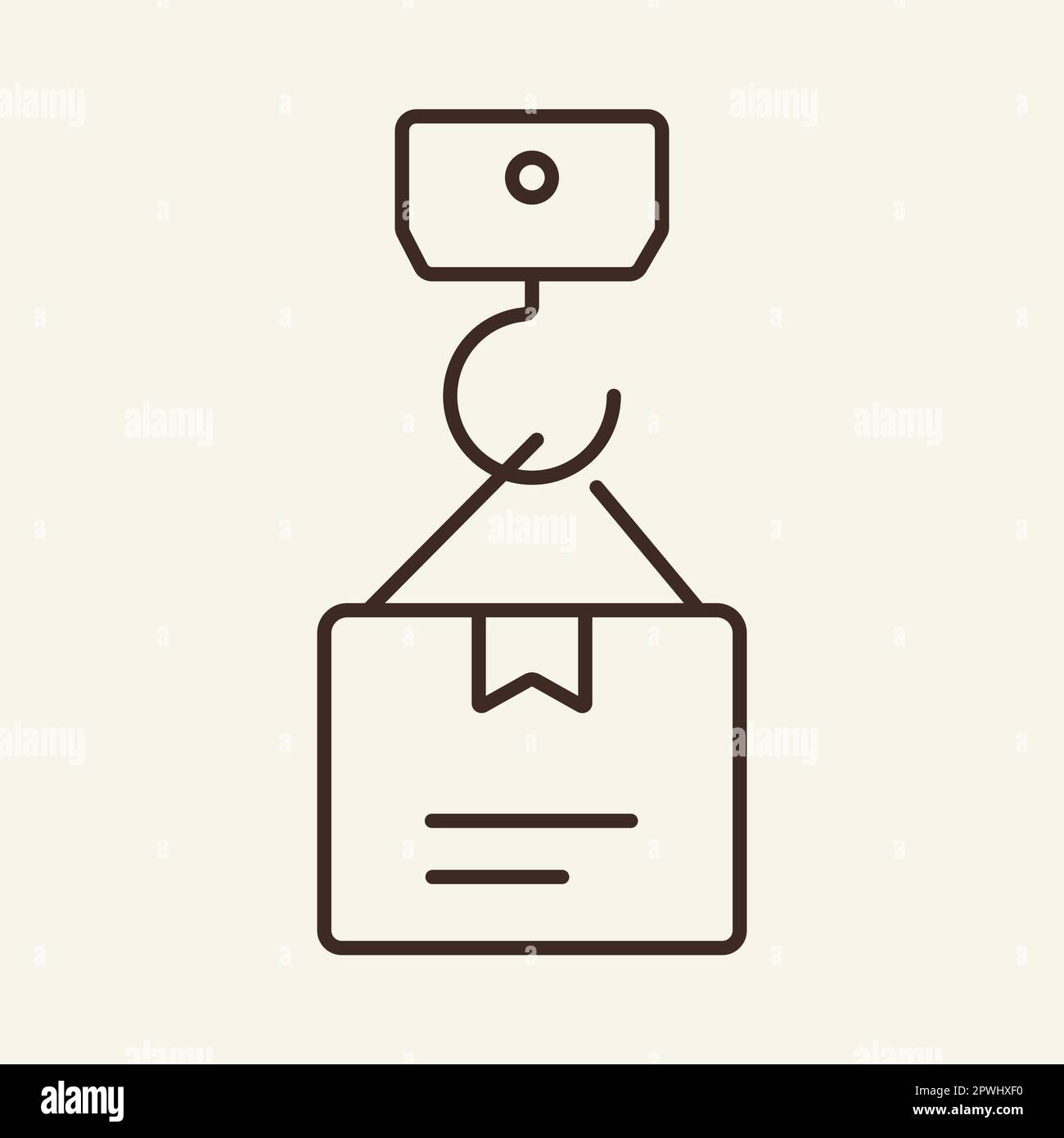 Symbol "Linie wird geladen" Stock Vektor