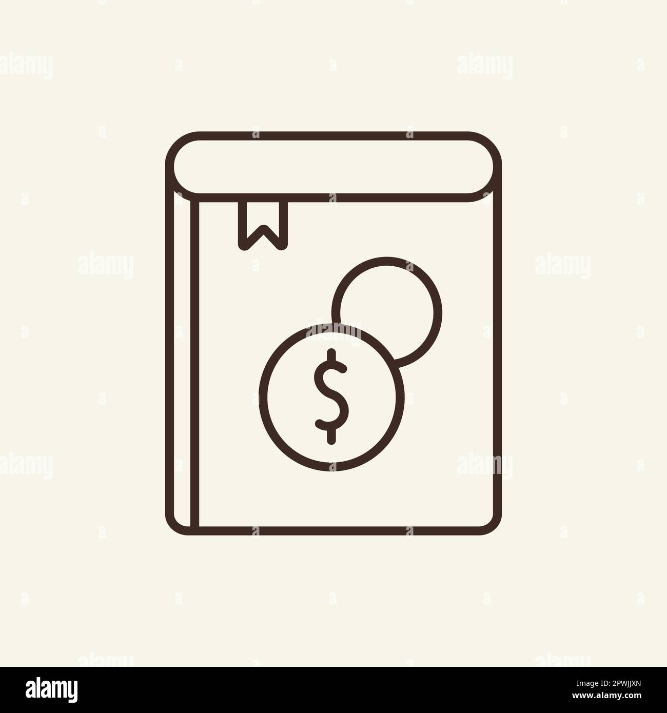 Positionssymbol für Marketingbuch Stock Vektor