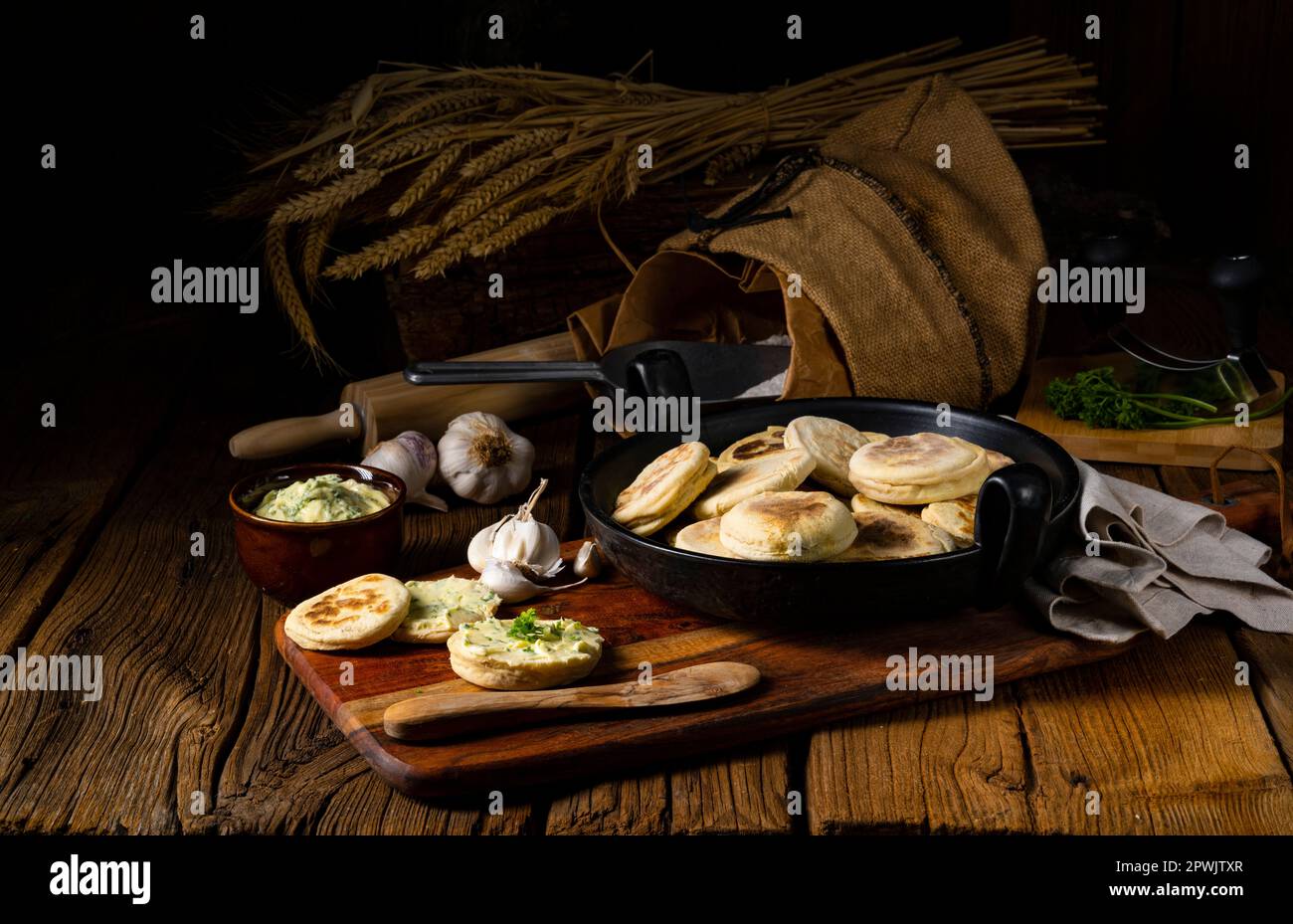 Bieszczadzkie Proziaki, Soda-Brot, aus Subkarpathien Stockfoto