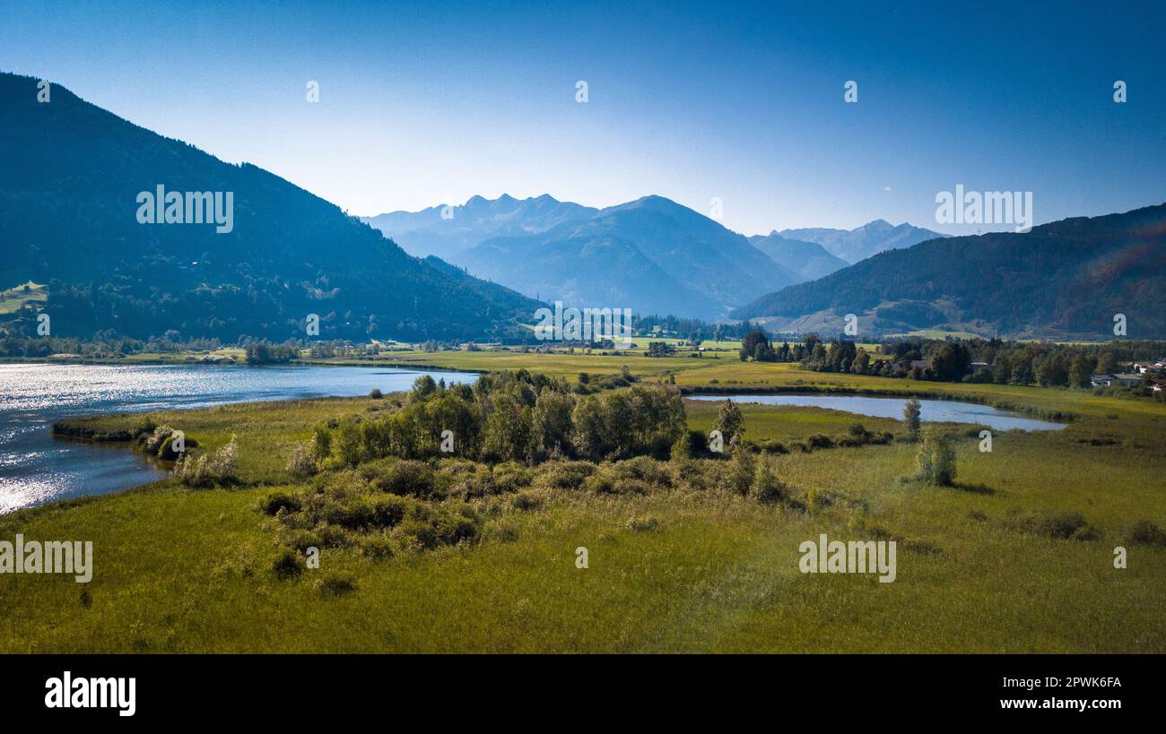 Zell am See in der Region Zell am See-Kaprun, österreichische Alpen, Salcburgerland Stockfoto