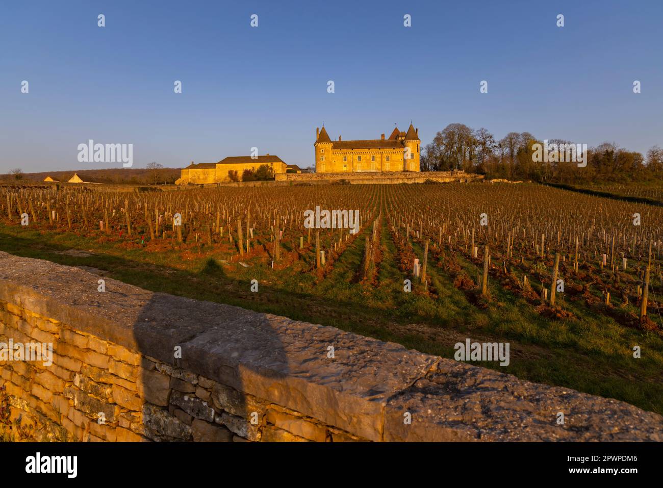 Schloss Rully, Departement Saone-et-Loire, Burgund, Frankreich Stockfoto