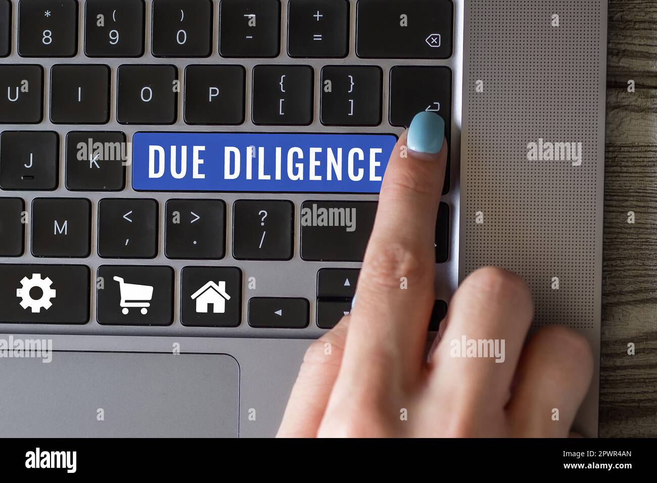 Inspiration zeigt Zeichen Due Diligence, Internet-Konzept Vermeiden Sie andere Geschäftseigentum für eine Vereinbarung zu schaden Stockfoto