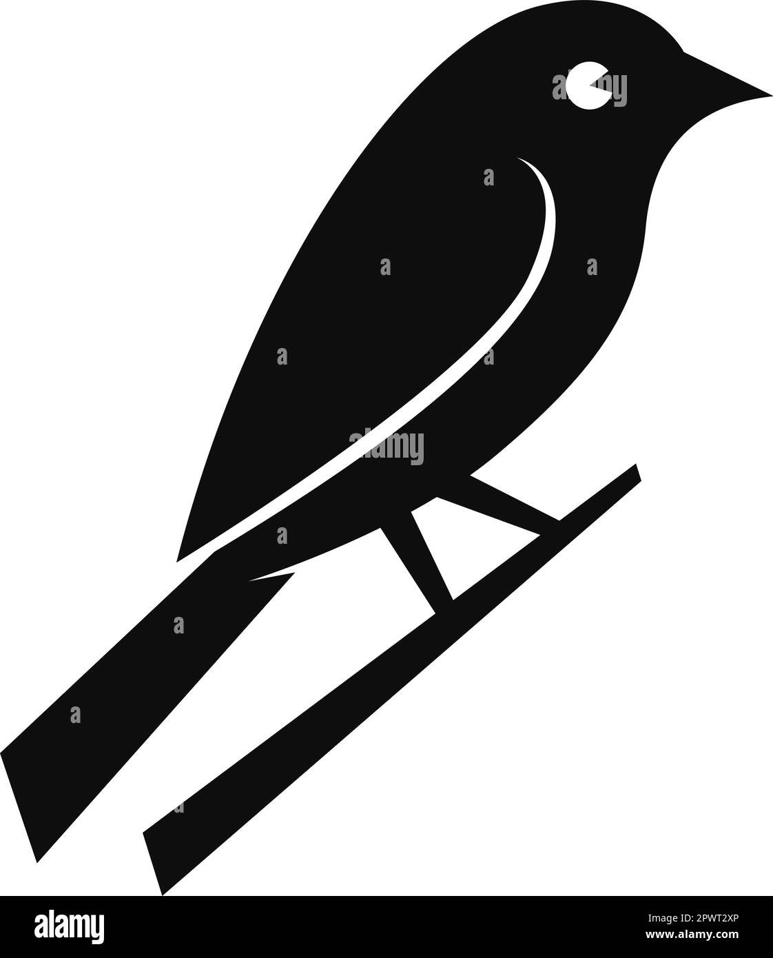 Designabbildung für das Finch Icon Logo Stock Vektor