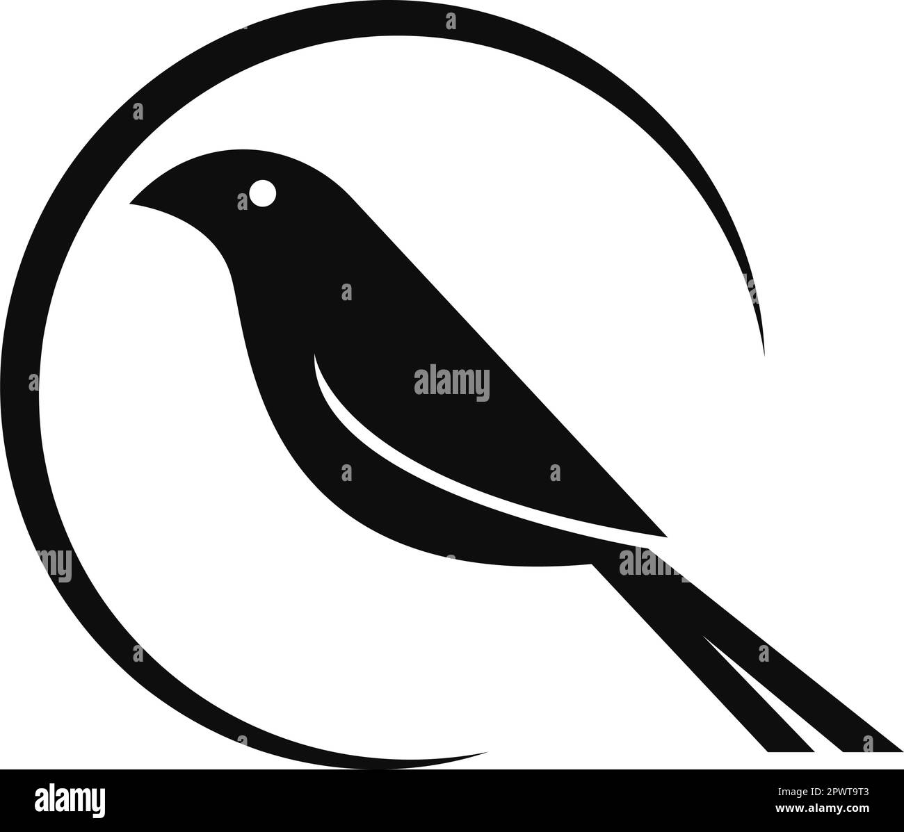 Designabbildung für das Finch Icon Logo Stock Vektor