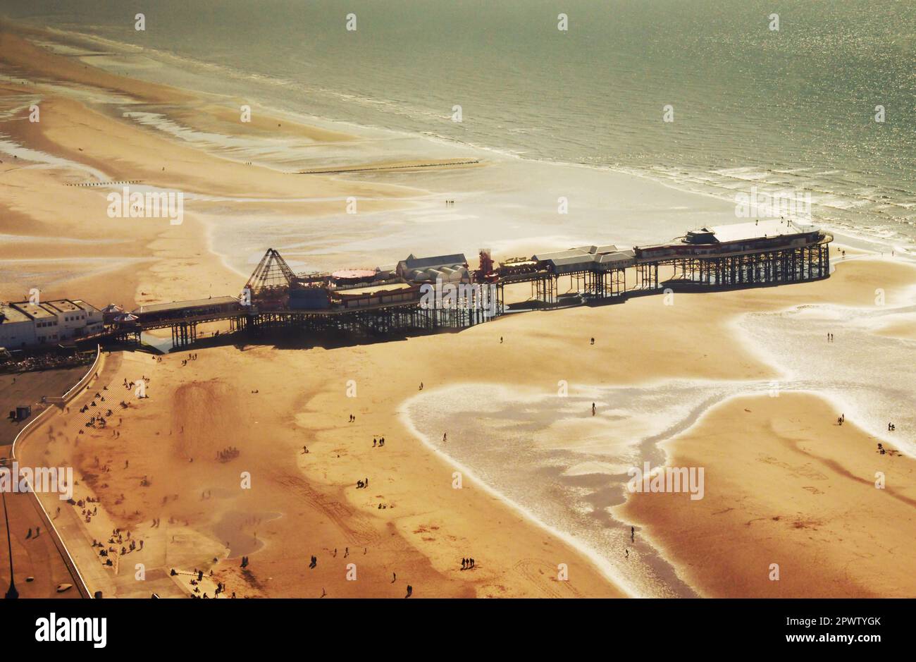 Blackpool Central Pier, Blackpool, England Stockfoto