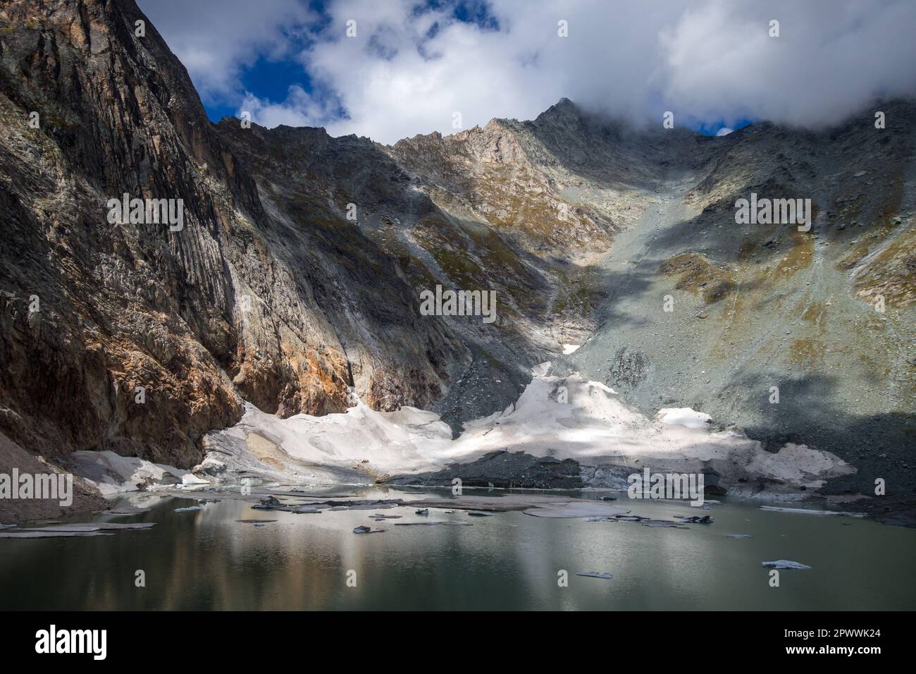 Der Eislaufsee, Lac de la Patinoire im Nationalpark Vanoise, Savoie, Französische alpen Stockfoto