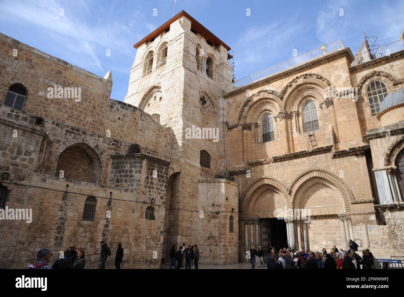 Die Kirche des Heiligen Grabes, Jerusalem, Israel. Stockfoto