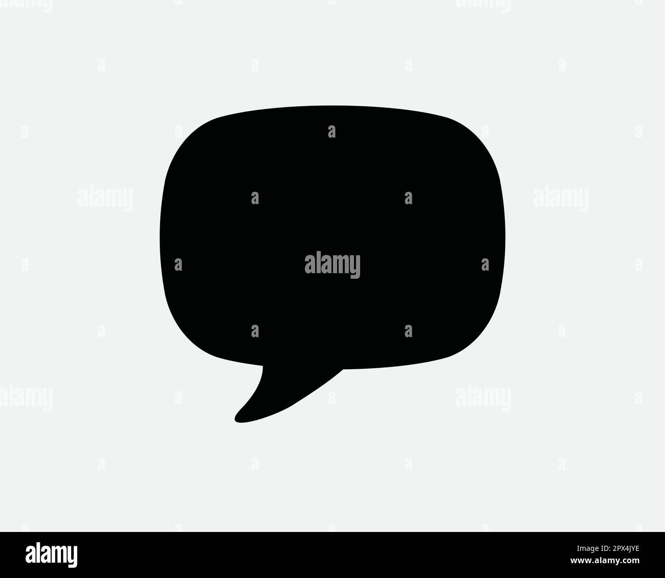 Sprechblase-Symbol Für Chatnachricht. Gespräch Gespräch Sprache Sprechen Dialog Kommunizieren Schaltfläche Signieren Symbol Bildmaterial Grafik Illustration Clipart Vektor Cricut Stock Vektor