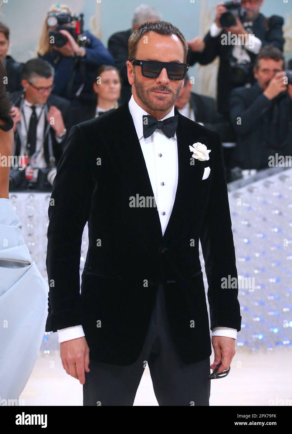New York City, Usa. 01. Mai 2023. Tom Ford nimmt am 01. Mai 2023 am 2023. Costume Institute Benefit Teil und feiert Karl Lagerfeld: A Line of Beauty im Metropolitan Museum of Art in New York City, NY, USA. Foto: Charles Guerin/ABACAPRESS.COM Kredit: Abaca Press/Alamy Live News Stockfoto
