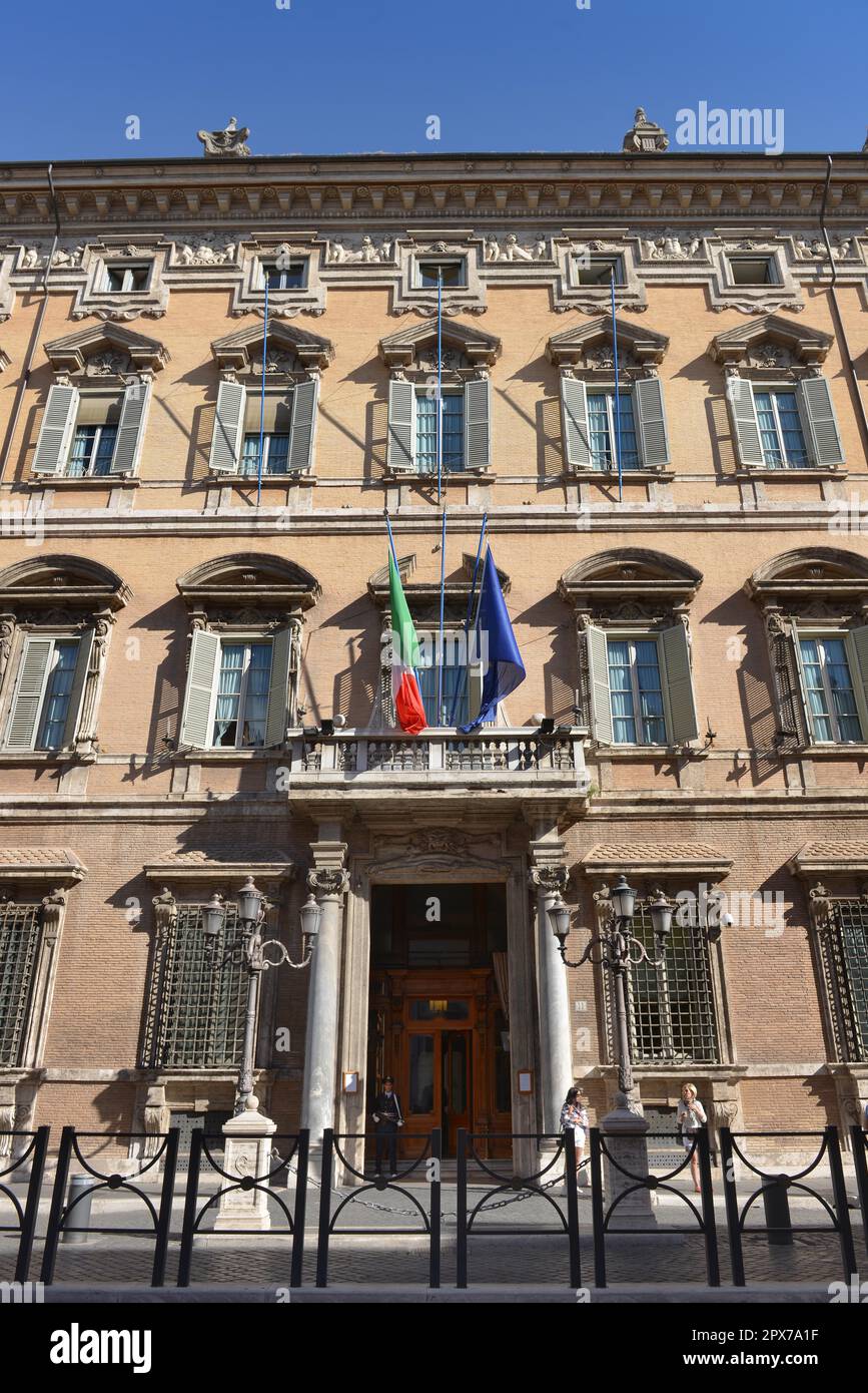 Palazzo Madama, Senat, Rom, Italien Stockfoto