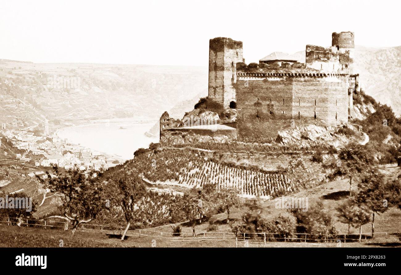 Schloss Schoenburg, Deutschland, viktorianische Zeit Stockfoto