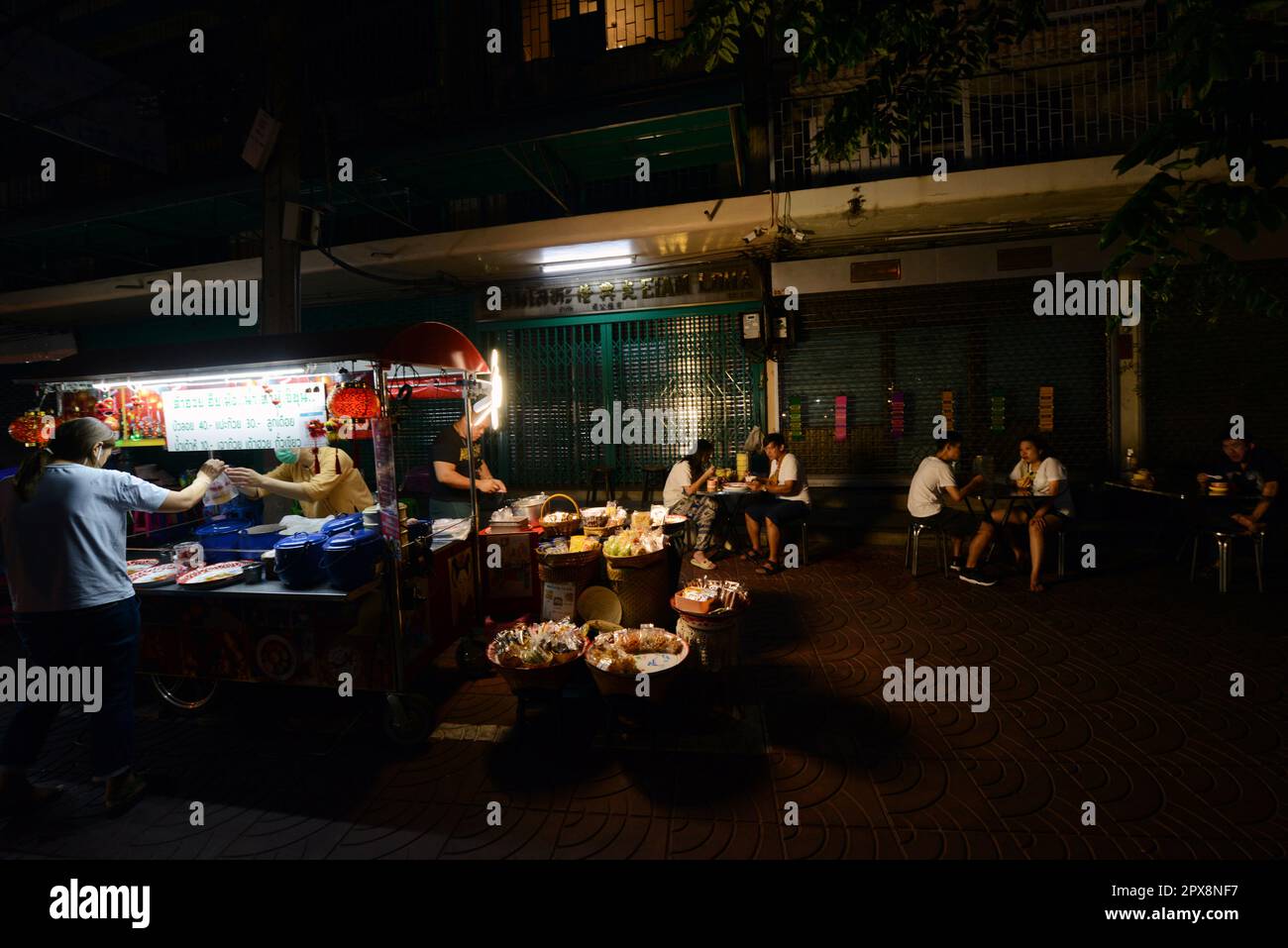 Street Food ist eine Lebensart in Thailand. Stockfoto