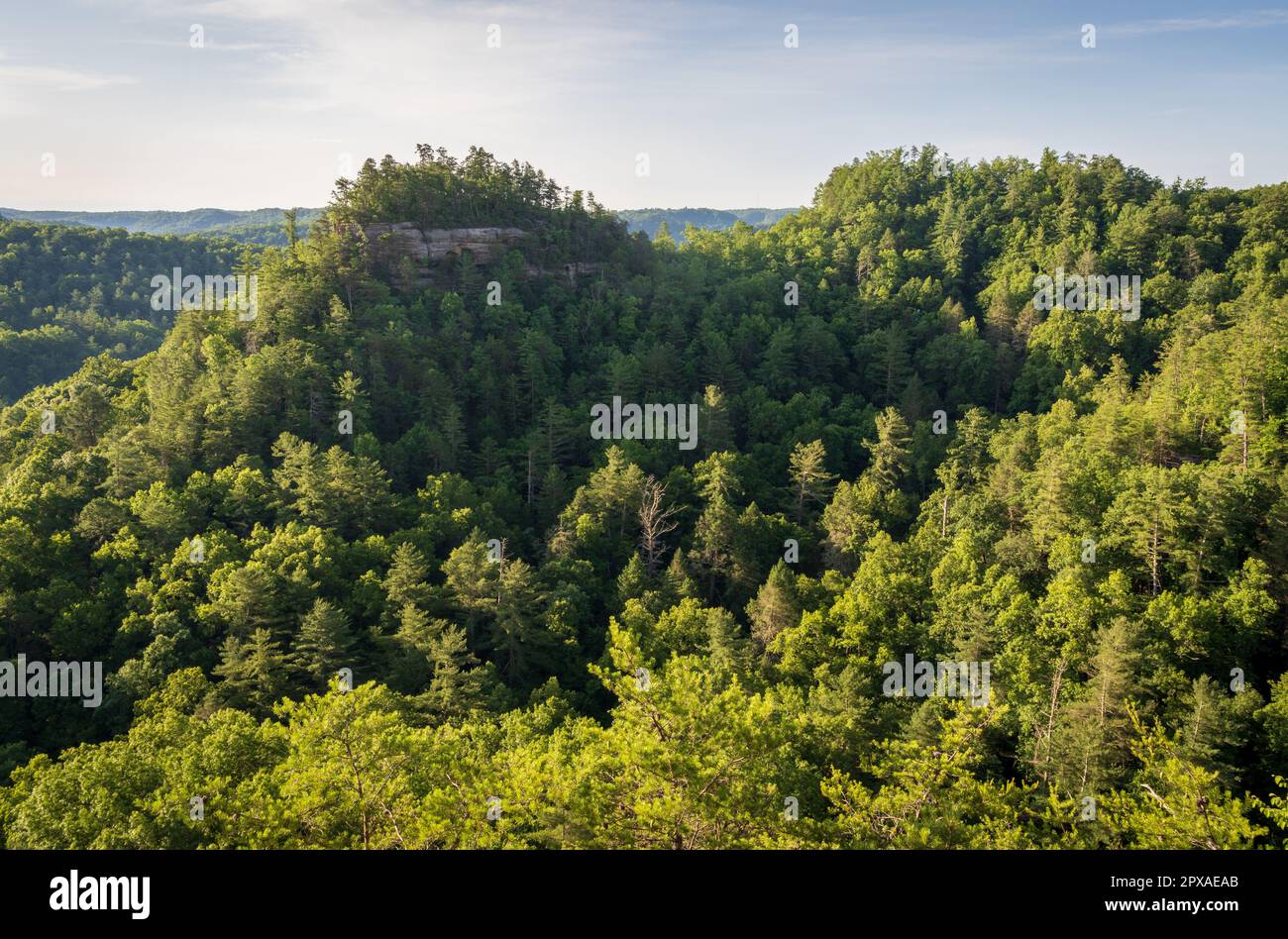 Natural Bridge State Resort Park in Kentucky Stockfoto