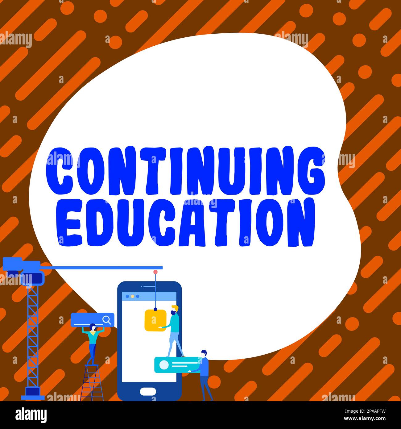 Konzeptionelle Beschriftung Fortbildung, Wort geschrieben auf Fortbildungsaktivität Profis beteiligen sich Stockfoto