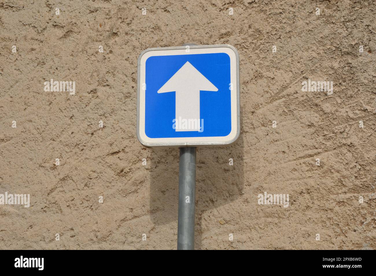 Straßenschild aus frankreich Stockfoto