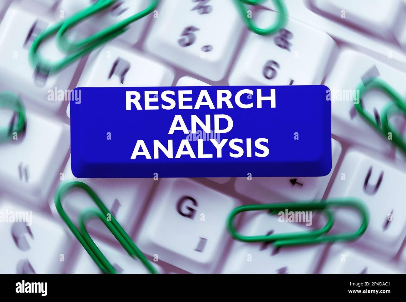 Text, der Inspiration Research and Analysis zeigt, Konzept bedeutet strategisches Denken und Entscheidungsfindung, bestehend oder neu Stockfoto