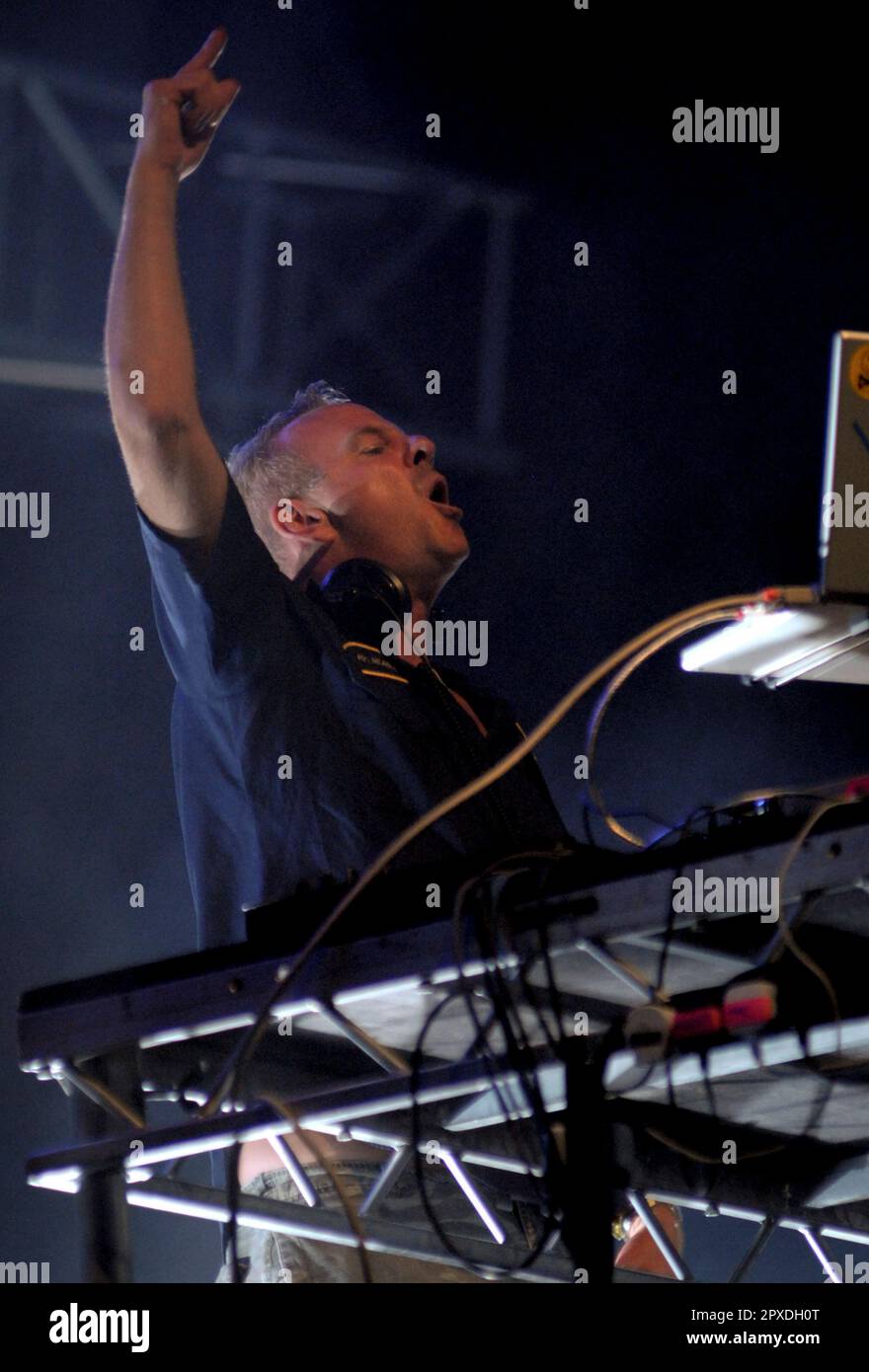 Fat Boy Slim - Norman Cook, V2009, Hylands Park, Chelmsford, Essex, Großbritannien - 22. August 2009 Stockfoto