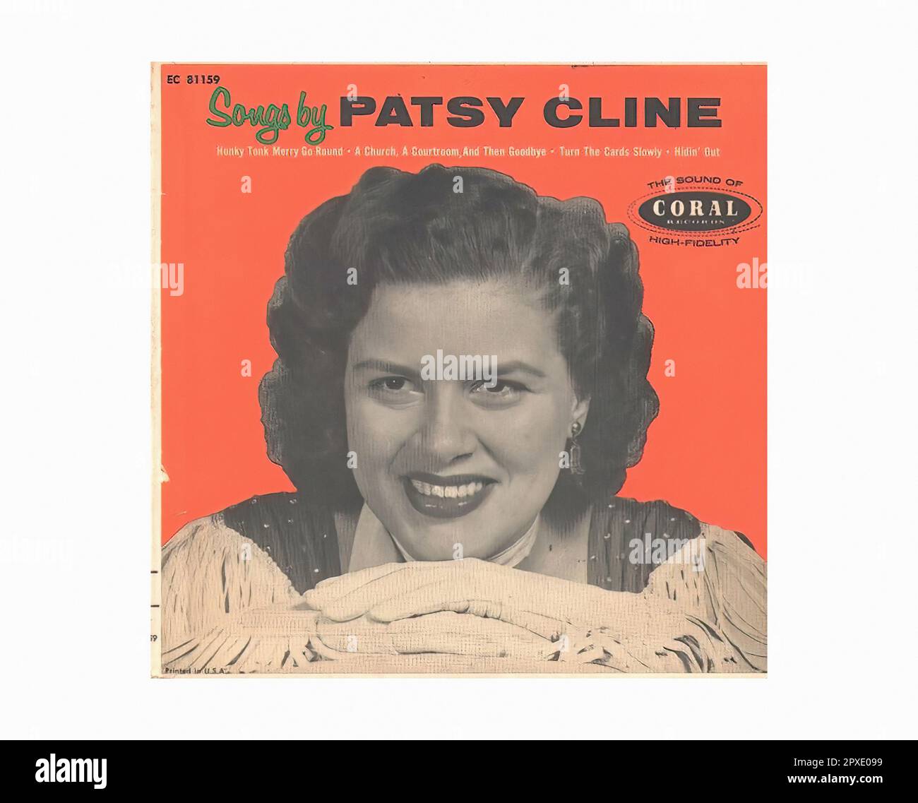 Cline Patsy - 1957 01 A - Vintage 45 U/MIN Musik Vinyl Schallplatte Stockfoto