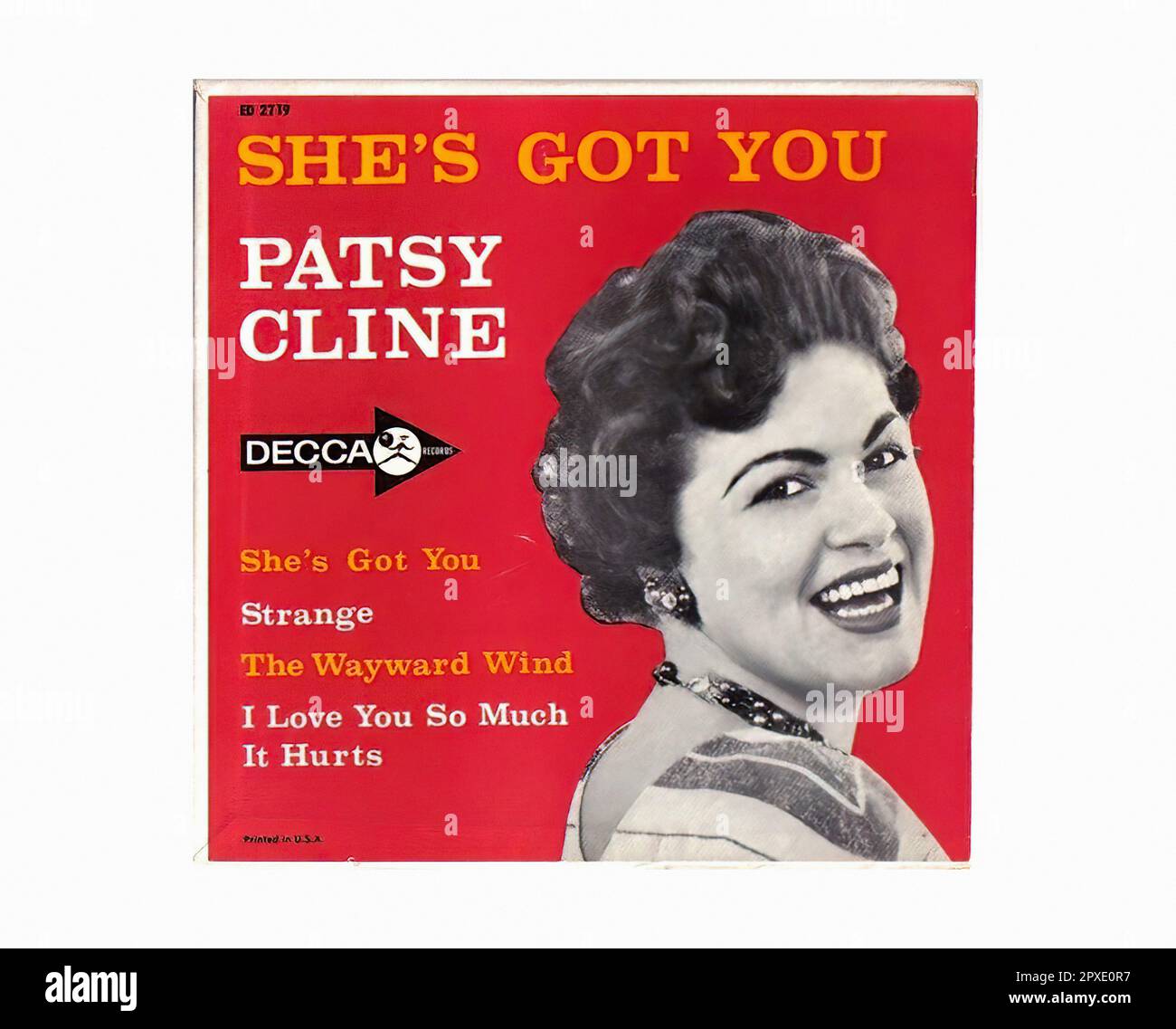 Cline Patsy - 1962 01 A - Vintage 45 U/MIN Musik Vinyl Schallplatte Stockfoto