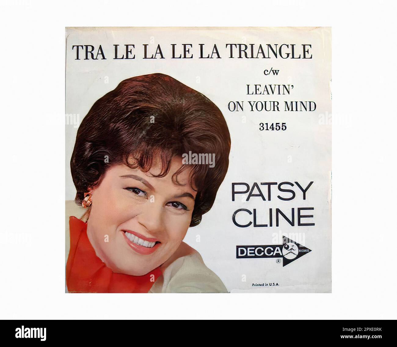 Cline Patsy - 1962 12 B - Vintage 45 U/MIN Musik Vinyl Schallplatte Stockfoto