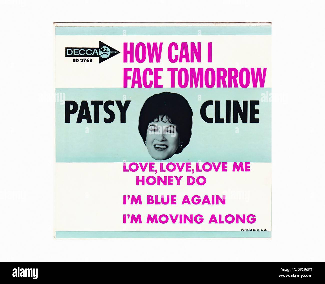 Cline Patsy - 1963 01-1 A - Vintage 45 U/MIN Musik Vinyl Schallplatte Stockfoto