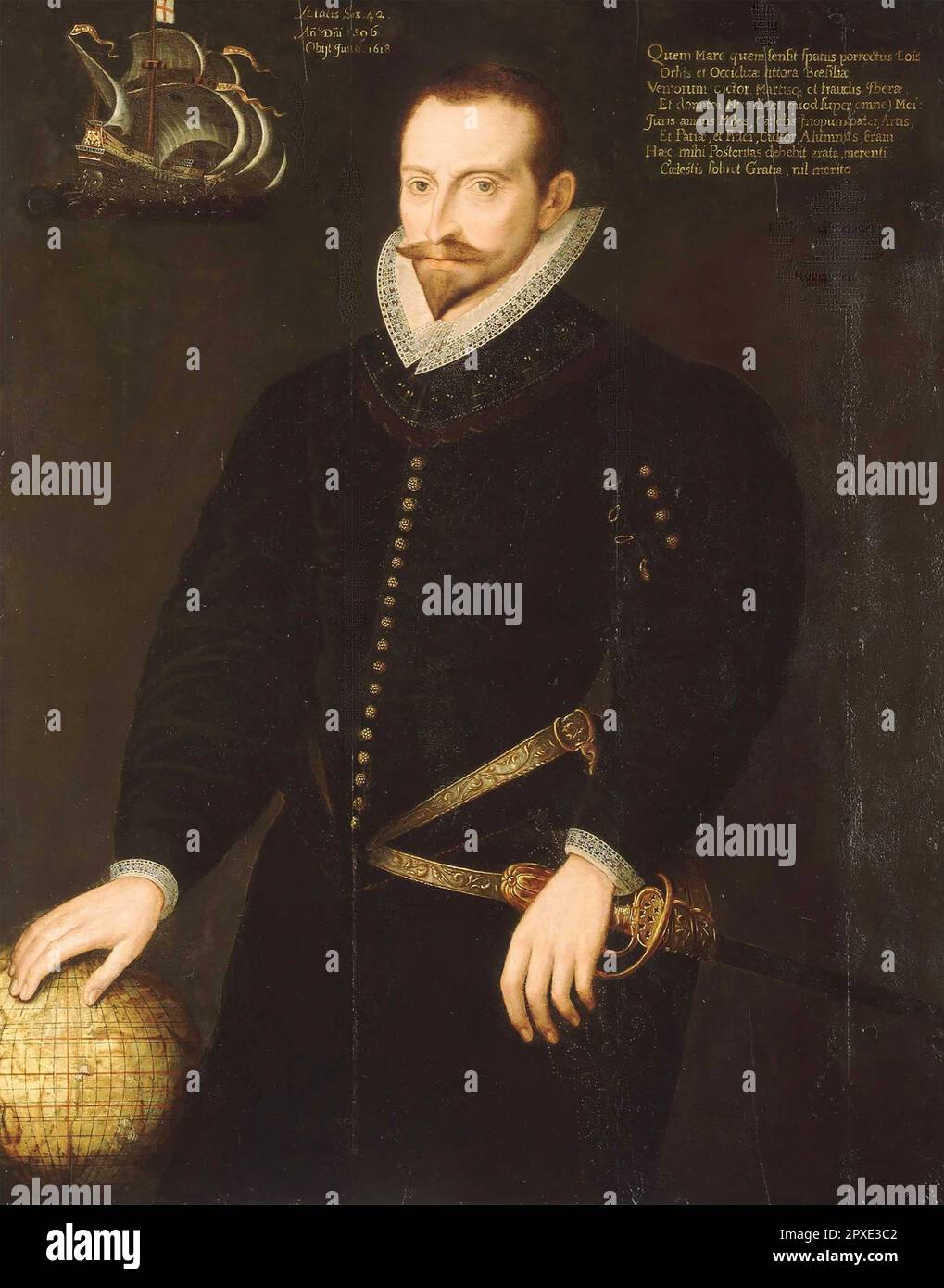 JAMES LANCASTER (C 1554-1618), englischer Privater und Händler, hauptsächlich in Indonesien Stockfoto