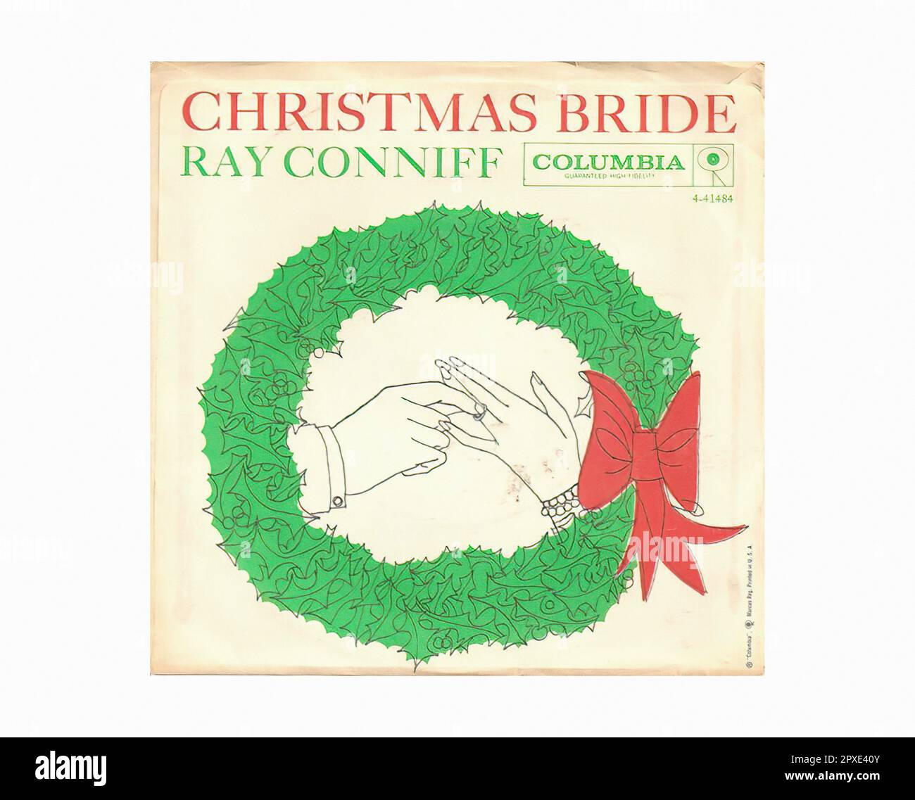 Conniff Ray - 1959 10 A - Vintage 45 U/MIN Musik Vinyl Schallplatte Stockfoto