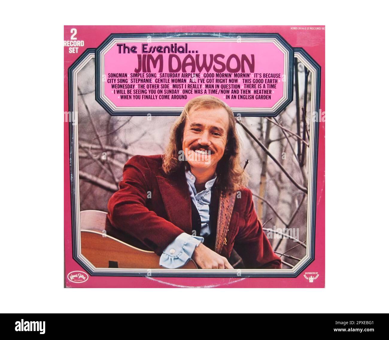 Dawson Jim – Kama Sutra C – Vinyl-Schallplattenhülle im Vintage-Stil Stockfoto