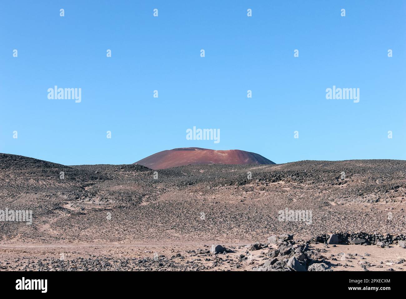 Ein malerischer Blick auf den Vulkan Carachi Pampa, Catamarca, Argentinien Stockfoto