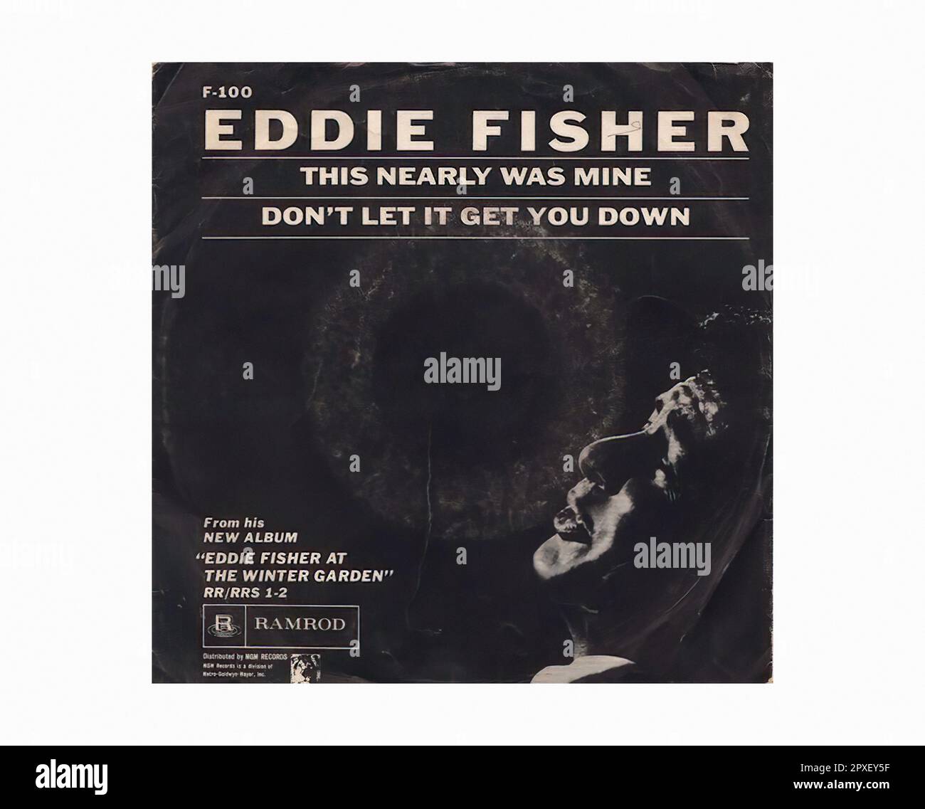 Fisher Eddie - 1963 01-3 A - Vintage 45 U/MIN Musik Vinyl Schallplatte Stockfoto
