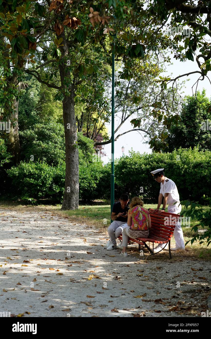 Giardini della Biennale Gardens, Venedig, Venetien, Italien, Europa Stockfoto