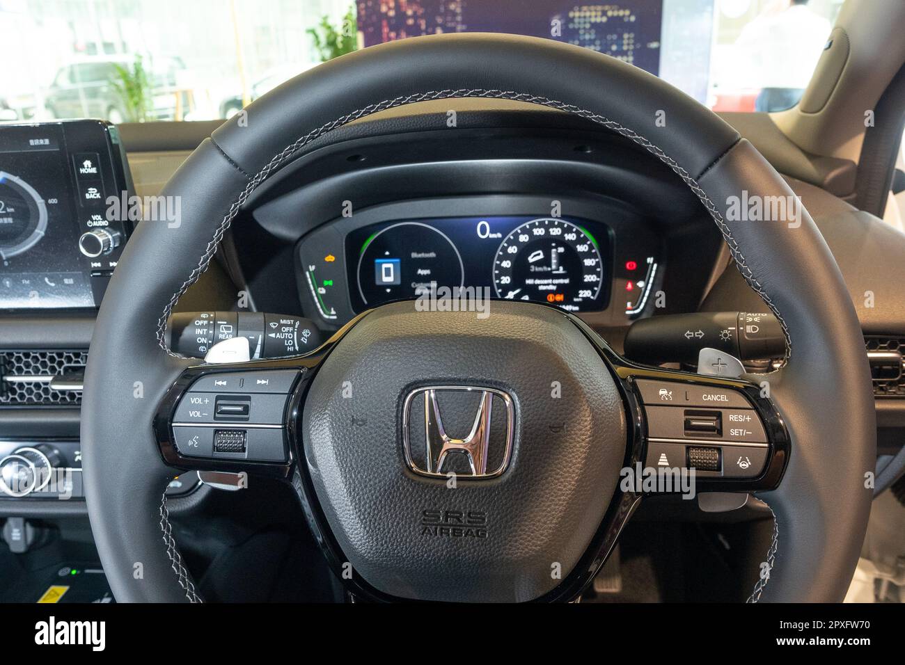 Hongkong, China 27 . April 2023 : Honda ZR-V 2023 Armaturenbrett 27 . April 2023 in Hongkong. Stockfoto
